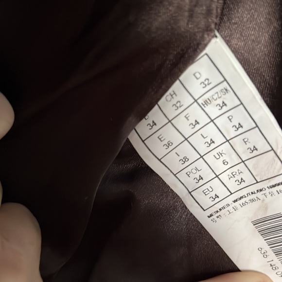 PROMOD BROWN LEATHER JACKET - Picture 10 of 10